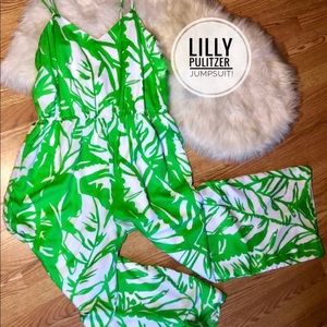 Lilly Pulitzer Boom Boom Green Jumpsuit